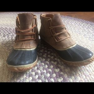 Sorel x Free People Duck Boots